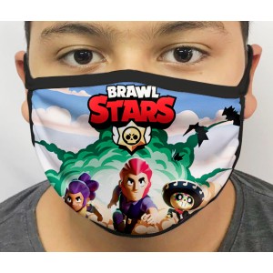 Máscara de Proteção Lavável Brawl Stars 02